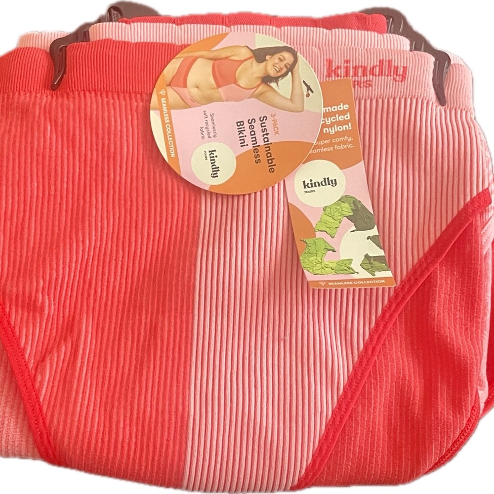 Kindly Pink and Red Bikini Set